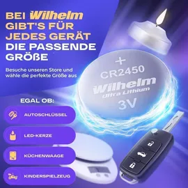 Wilhelm CR2450 3V 600 mAh 10 St.