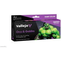 Vallejo Farb-Set Orcs & Goblins 8 St. mehrfarbig 18 ml