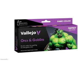 Vallejo Farb-Set Orcs & Goblins 8 St. mehrfarbig 18 ml