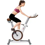 AsVIVA H12 Heimtrainer & Ergometer | Fitnessbike mit Magnetbremse | 32 Widerstandsstufen | Verstellbarer Lenker & Sattel | Bluetooth & App-Steuerung | Heimtrainer für Zuhause | Pedaltrainer