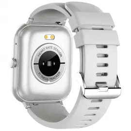 DCU TECNOLOGIC Curved Glass Pro BT 46 mm Kunststoffgehäuse grau Silikonarmband grau One Size