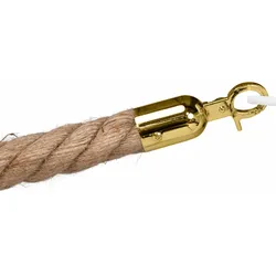 Absperrband KORDEL | Natur | Messing