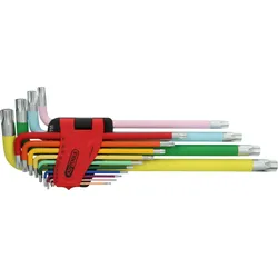 KS TOOLS Torx-Winkelstiftschlüssel-Satz, extra lang, 14-tlg ( 151.4440 )
