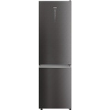 Haier 2D 60 SERIE 3 HDW3620DNPD Kühl-Gefrier-Kombination mit Edelstahlfront/Total No Frost/Smart hON-App/HumidityZone/XXL Nutzinhalt/Leise nur 36 db(A) / Dark Inox