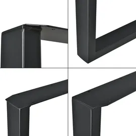 [en.casa] Esstischgestell Makers Schwarz