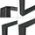 [en.casa] Esstischgestell Makers Schwarz