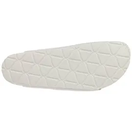 ROHDE Pantolette zwei Riemen Schnalle gepolstert Kork Fußbett Alba 5631, Größe:37 EU, Farbe:Weiß - Weiß 37