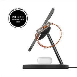 Belkin BoostCharge Pro Drahtloses 3-in-1-Ladegerät mit MagSafe 15W schwarz