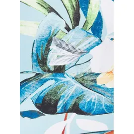 VENICE BEACH Bustier-Bikini-Top Damen hellblau-bedruckt Gr.38 Cup C/D