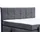 Inter Boxspringbett Bern 200x200 cm mit Motor Anthrazit Coral 80 - Grau