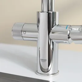 Grohe Blue Pure Start Einhand-Spültischbatterie mit Filterfunktion, Chrom