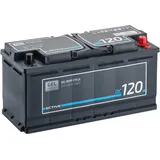Ective DC 120 Gel Deep Cycle 120Ah Versorgungsbatterie 17,5 x 19 cm Schwarz