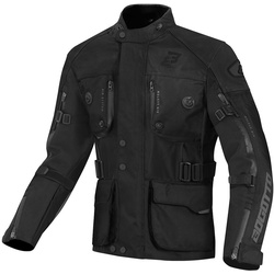 Bogotto Explorer-Z wasserdichte Motorrad Leder- / Textiljacke, schwarz, Größe XL