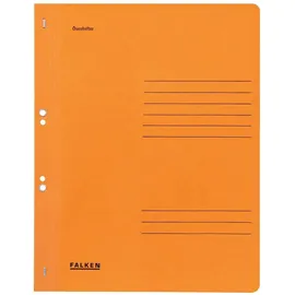 Falken Ösenhefter 80003924 A4 ganzer Deckel orange,