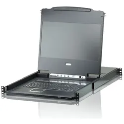 ATEN CL6708MW, 1920 x 1080 Pixel, Rack-Einbau, 1U, Schwarz
