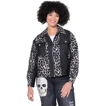 Angel Of Style by Happy Size Angel of Style Parka schwarz | weiß 4XL