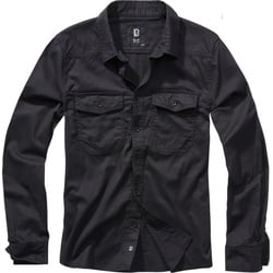 Brandit Flanell Shirt, zwart, 2XL Voorman