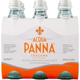 Acqua Panna Toscana,Natürliches Oligomineralisches Mineralwasser 6x25cl Glas