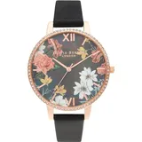 Olivia Burton Sparkle Florals Quarz Leder 38 mm OB16BF31