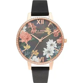 Olivia Burton Sparkle Florals Quarz Leder 38 mm OB16BF31