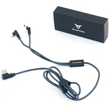 Seat OKD105520920 Ladekabel 3-in-1 USB Kabel Adapter Anschlusskabel, mit Cupra Schriftzug, schwarz
