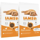 Iams for Vitality mit frischem Huhn 2x 10 kg