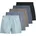 JACMILANO WOVEN BOXERS 5 Einheiten Schwarz S