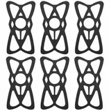 Kinizuxi Haltegurt für Motorrad- und Fahrrad-Handyhalterung 6St, Ersatz-Silikonbänder für Handy-Halter, Gummiband Sicherheitsbänder für Lenker, Roller