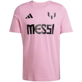 adidas Messi Name and Number Graphic T-Shirt Easy Pink M