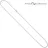 Jobo Kugelkette 925 Silber diamantiert 1,2 mm