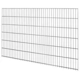 Floraworld Doppelstab-Mattenzaun Comfort 201 x 123 cm anthrazit