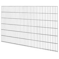 Floraworld Doppelstab-Mattenzaun Comfort 201 x 123 cm anthrazit