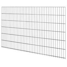 Floraworld Doppelstab-Mattenzaun Comfort 201 x 123 cm anthrazit