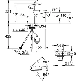 Grohe QuickFix Start chrom 24205003