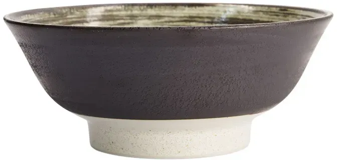 Tokyo Design Original Japanische Steingut Ramen Schale ASASHIO – braun – 1,3 l
