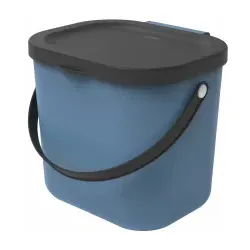 Rotho ALBULA Recycling Müllsystem, 6 Liter 1030306161 , Farbe: horizon blue