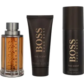 HUGO BOSS Boss The Scent Eau de Toilette 100 ml + Deo Spray 150 ml + Duschgel 100 ml Geschenkset 2