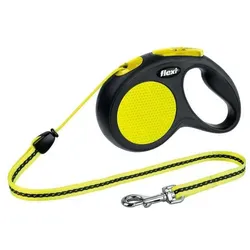Flexi New Classic Neon Seil-Roll-Leine - M