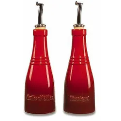 Le Creuset ÖL UND ESSIG SET KIRSCHROT