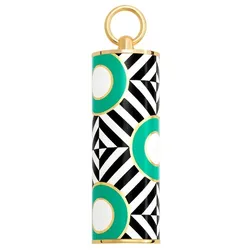 Carolina Herrera Lipstick Cap Make-up Accessoire GREEN DOTS Grau 