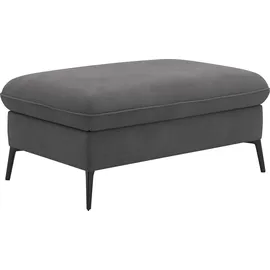 sit&more Polsterhocker SIT & MORE "Emely", grau, B:104cm H:47cm T:69cm, 90% Polyester, 10% Polyamid, Hocker, Polsterhocker, mit praktischen Stauraum