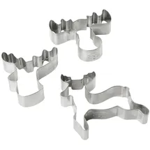 Dr. Oetker Ausstecher 3er-Set: silber