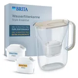 Brita Style Essential beige + 2 Maxtra Pro Wasserfilter