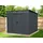 Floraworld Gartenhaus Pultdach 2,38 x 2,79 m Grau