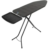Brabantia Bügelbrett C 124 x 45 cm, denim black mit Dampfstationsablage,