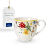 Villeroy & Boch Spring Awakening Henkelbecher Tasse, Ostergeschirr Frühling, Becher, Henkelbecher, Geschirr Blumen Ostern, Kaffeebecher, Heißgetränkebecher Für Kaffee, Porzellan