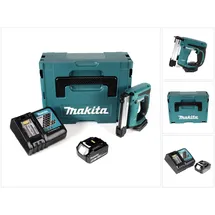 Makita DST 221 RG1J 18 V Li-ion Akku Tacker + 1x BL 1860 B 6,0 Ah Li-Ion Akku + DC 18 RC