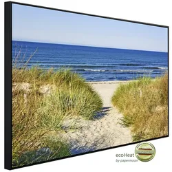 papermoon Infrarotheizung »EcoHeat - Zugang zum Strand«, Matt-Effekt - bunt