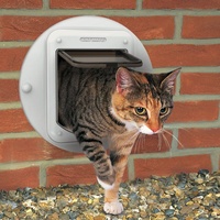 Cat Mate Elite Mikrochip Katzenklappe mit Zeitschaltuhr Funktion (355W)