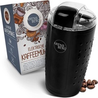 Arensberg Kaffeemühle Elektrisch mit kegelmahlwerk, Tragbar Klein Coffee Grinder wiederaufladbar, 40 Grobkörnigkeitseinstellung, Elektrische Mahlgerät mit Keramikkern für Kaffeebohnen, Getreide und Gewürze